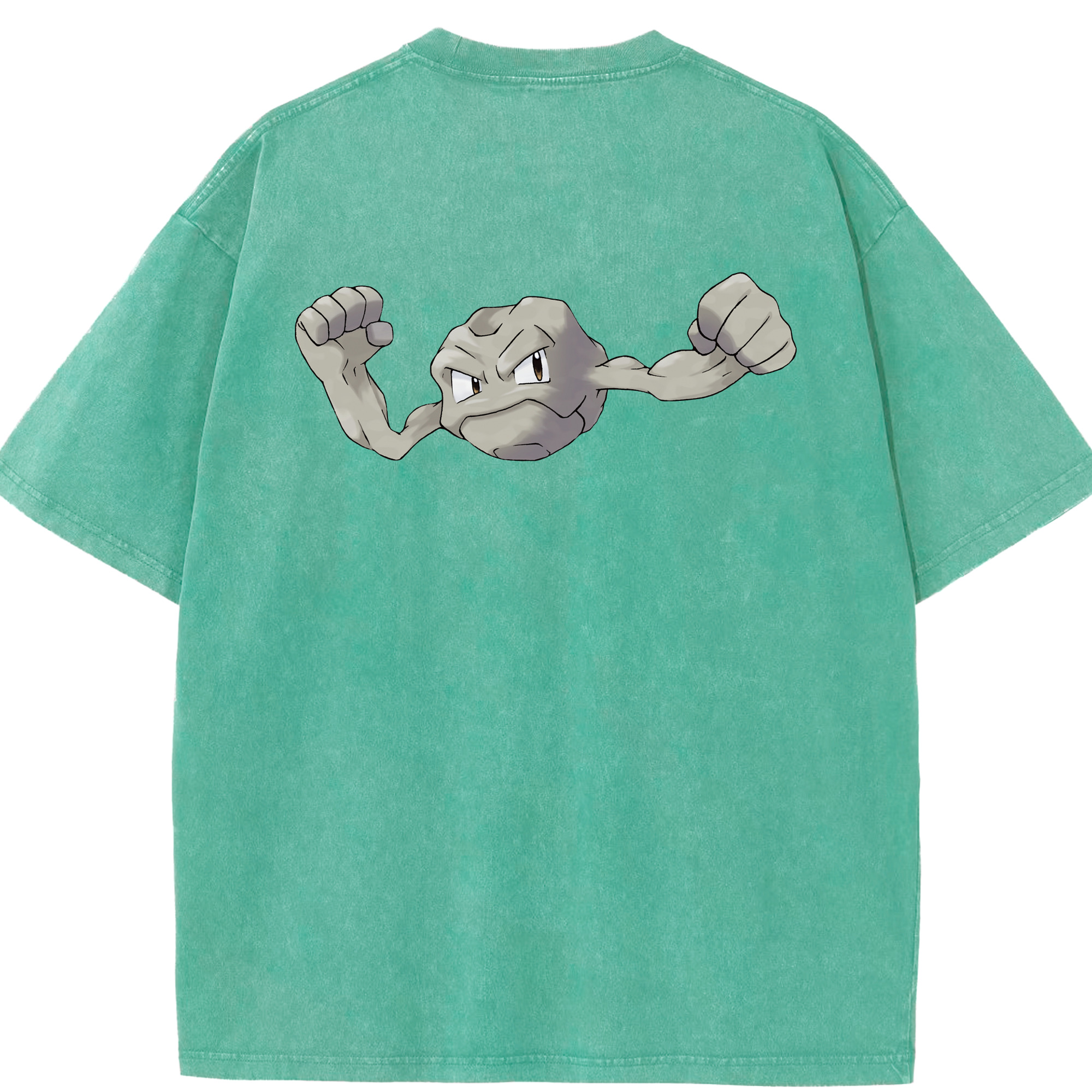 （画像用） ポケットモンスター Pokémon 綿100% ヴィンテージ風 半袖Tシャツ（背面プリント）